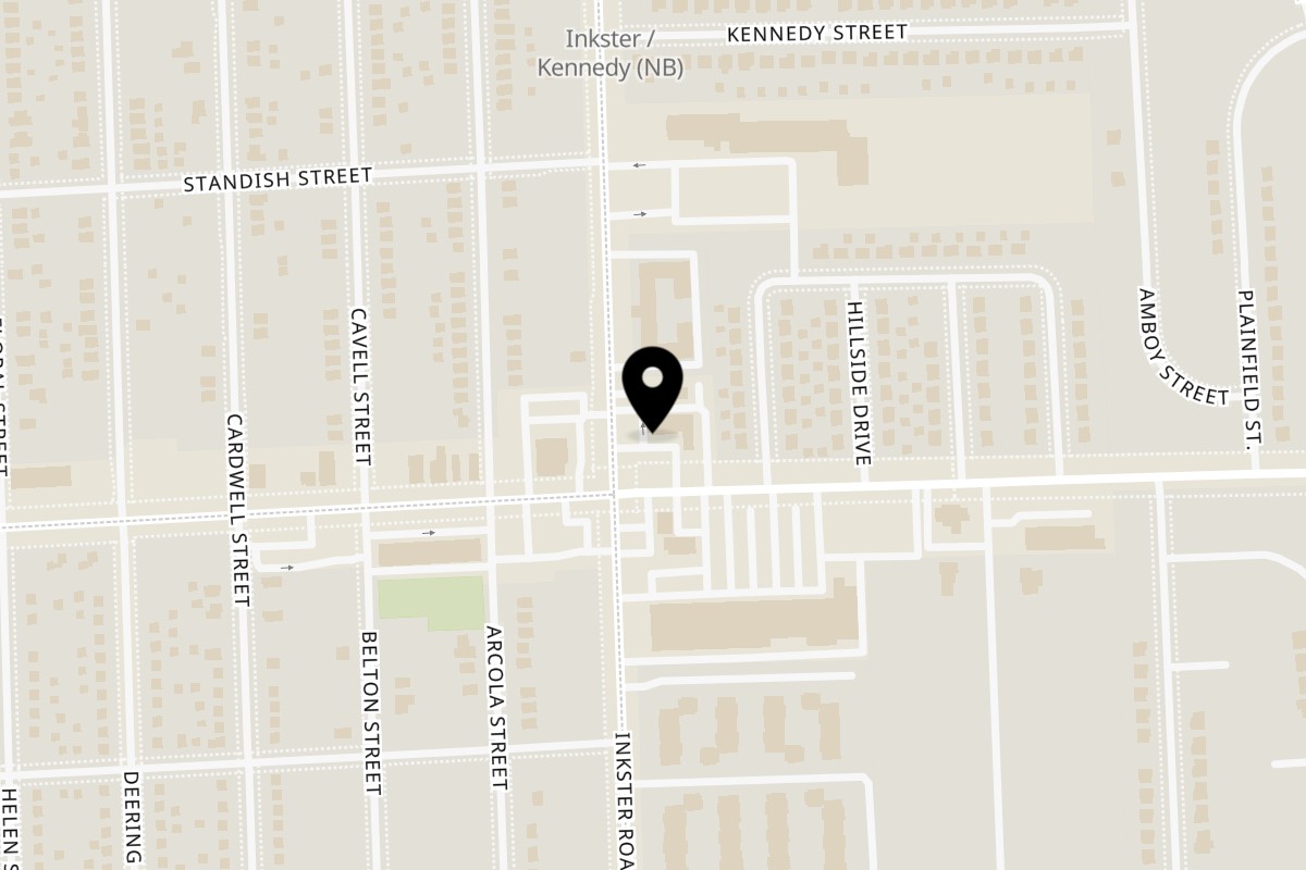 Map showing the location of Big Moe's Kitchen Dearborn Heights on 27366 W Warren Ave in Dearborn Heights